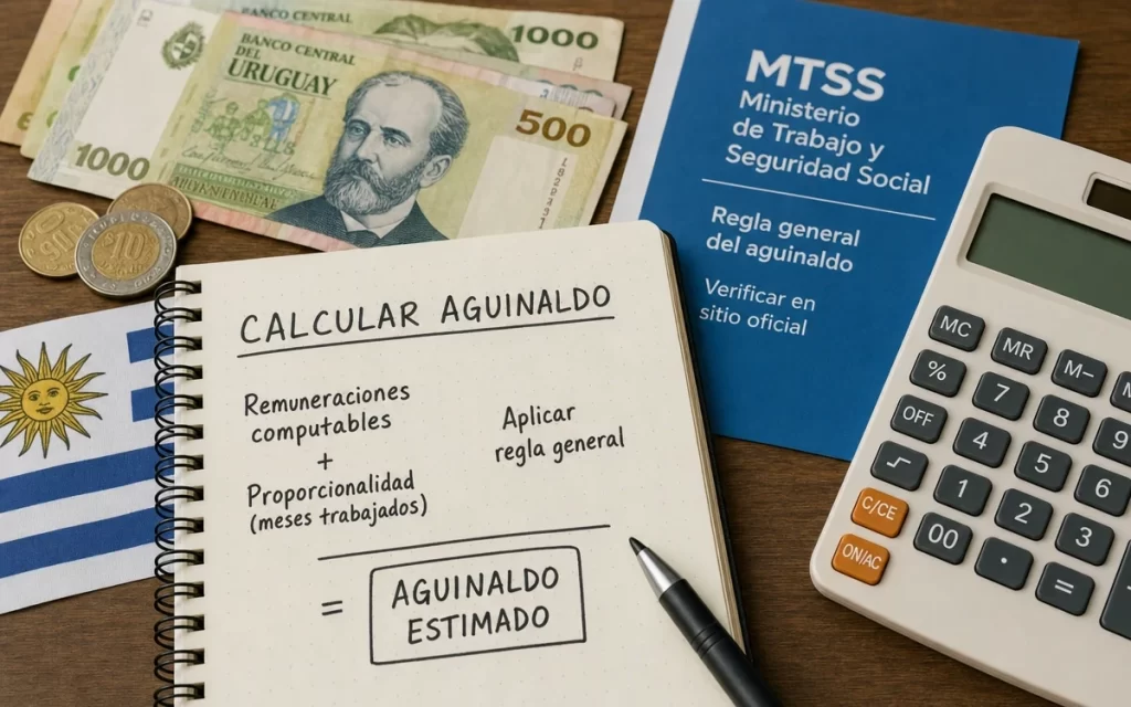 Calculadora de aguinaldo en Uruguay