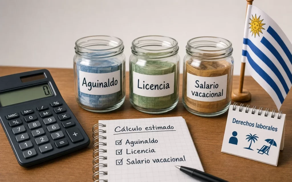 Calculadora de aguinaldo, licencia y salario vacacional