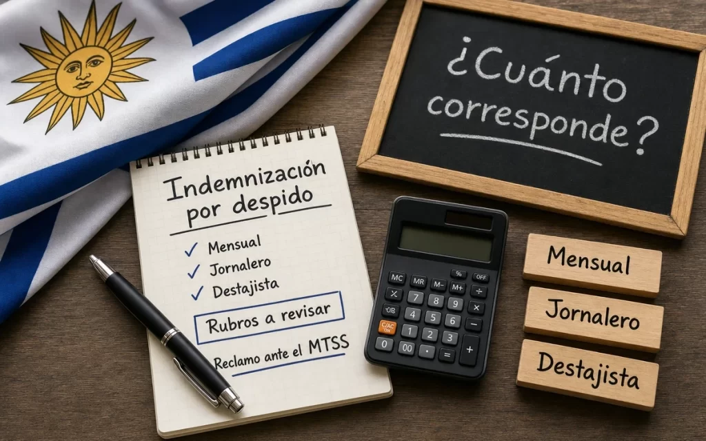 Cómo calcular la indemnización por despido en Uruguay