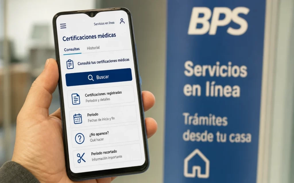 Cómo consultar certificaciones médicas en BPS