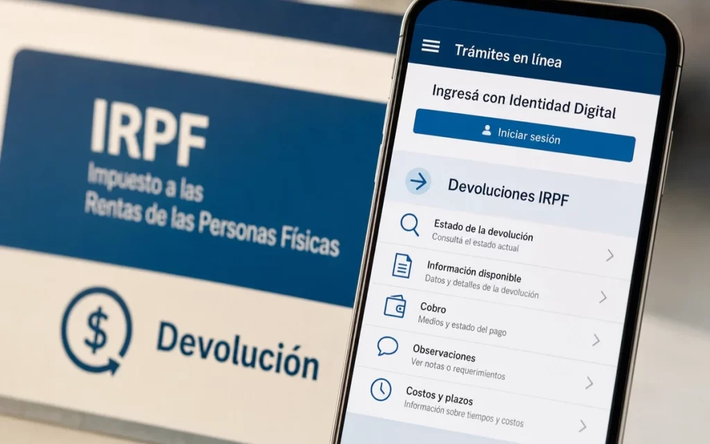 Cómo consultar una devolución de IRPF en DGI