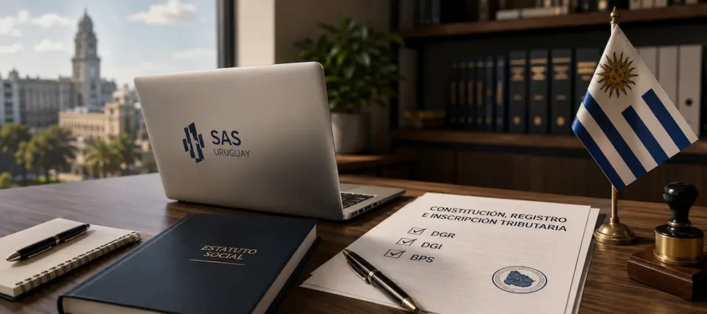 Cómo crear una SAS en Uruguay: constitución, registro e inscripción tributaria