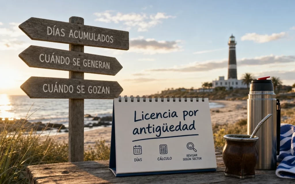 Cómo funciona la licencia por antigüedad en Uruguay