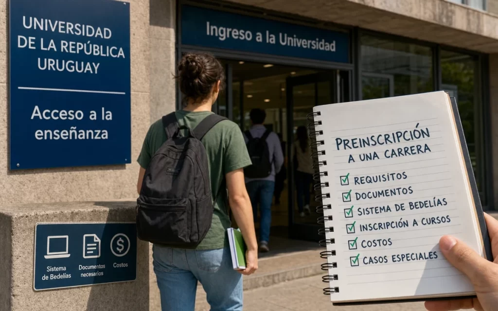 Cómo inscribirse a una carrera de Udelar