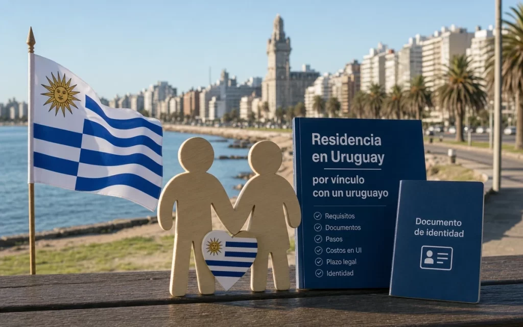 Cómo obtener residencia en Uruguay por vínculo con un uruguayo