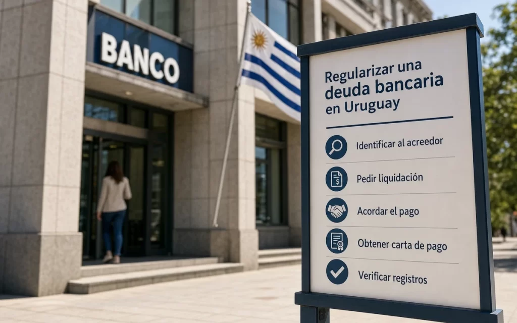 Cómo regularizar una deuda bancaria en Uruguay