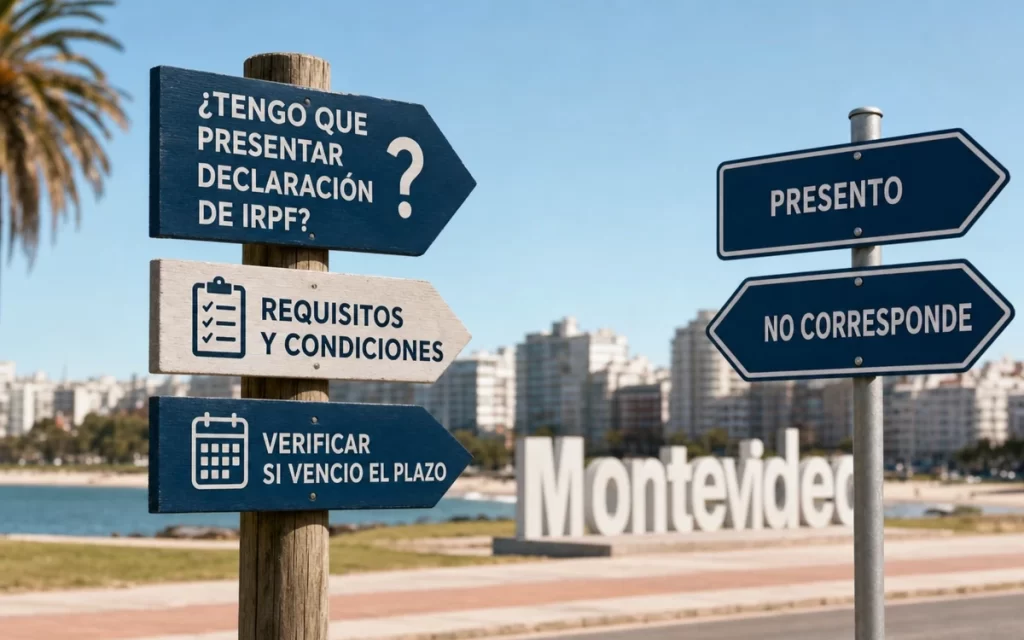 Cómo saber si tengo que presentar declaración de IRPF en Uruguay