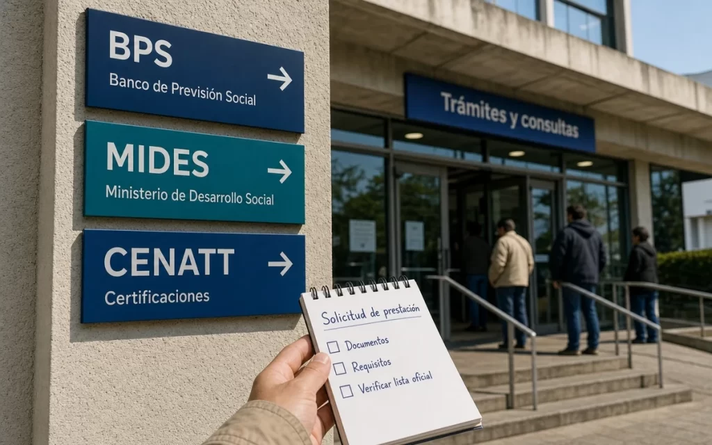 Qué documentos suelen pedir para solicitar una prestación en Uruguay