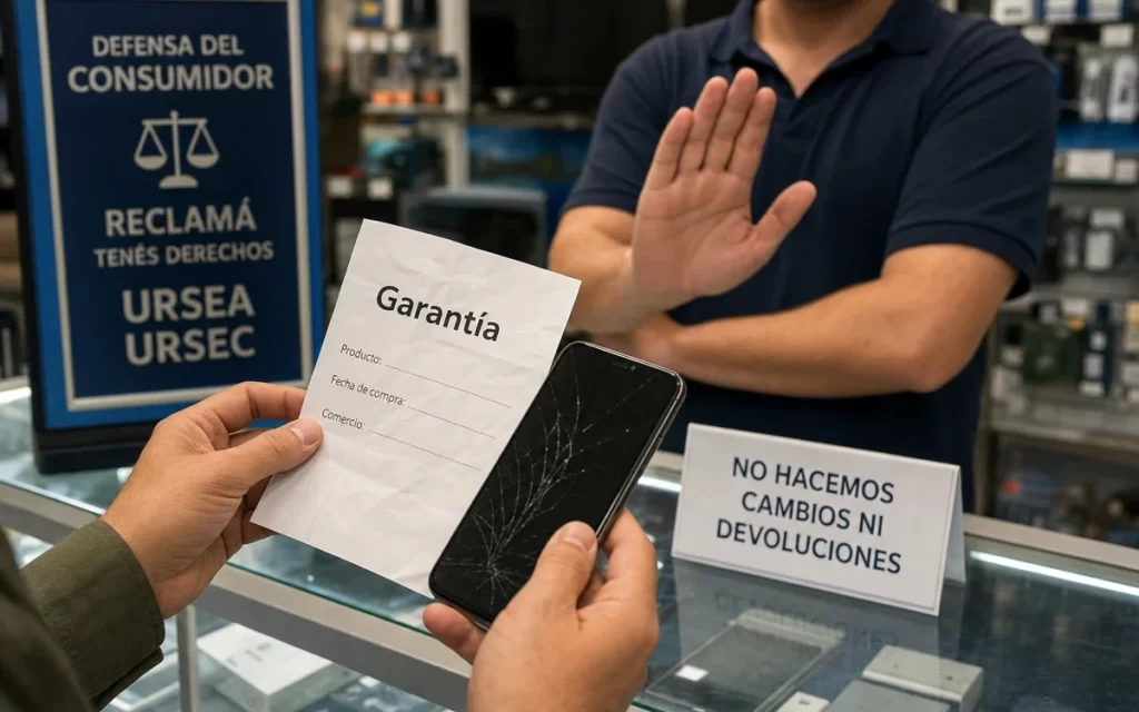 Qué hacer si un comercio no quiere respetar una garantía en Uruguay