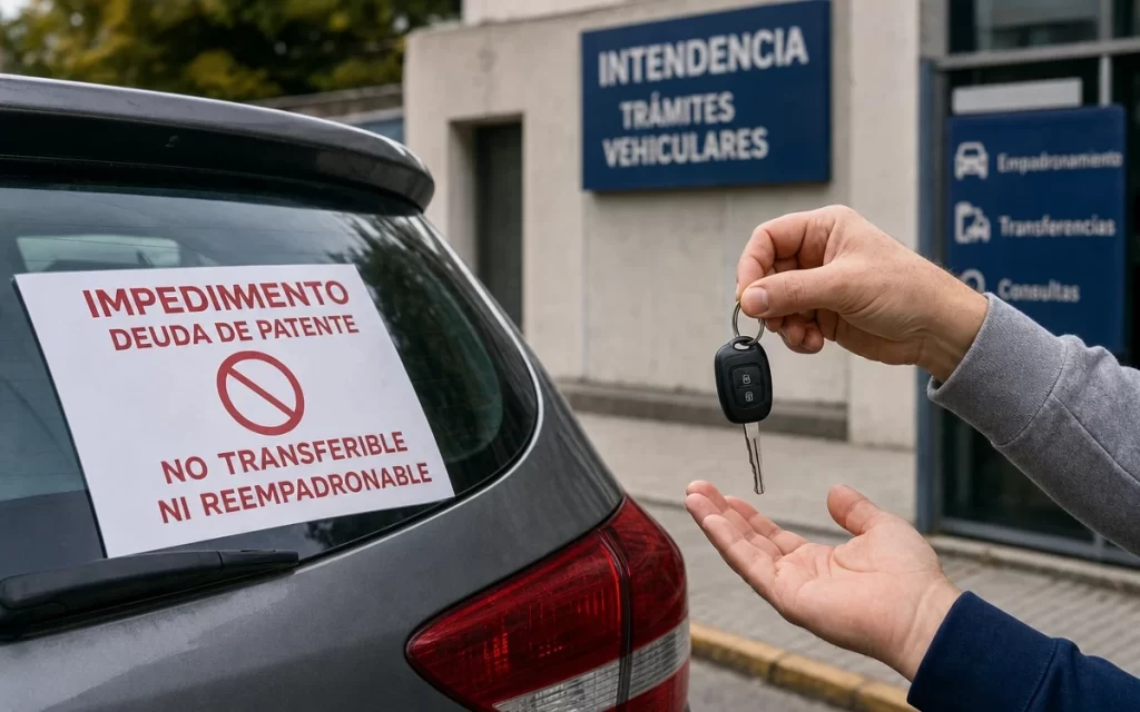 Qué pasa si un vehículo tiene deuda de patente al venderlo en Uruguay